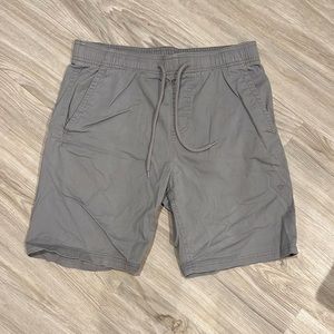 Men’s Vissla organic cotton grey pull on shorts